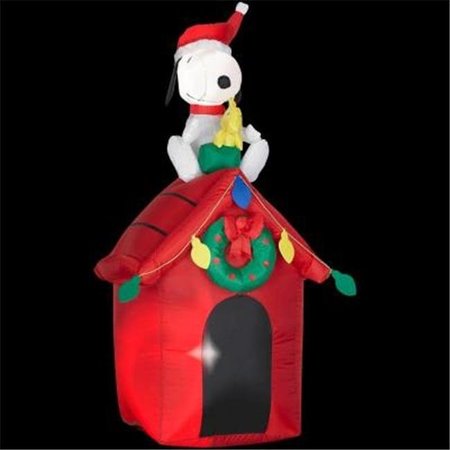 GEMMY INDUSTRIES Gemmy Industries 85764 48 in. Airblown Snoopy & Woodstock On Doghouse 208787